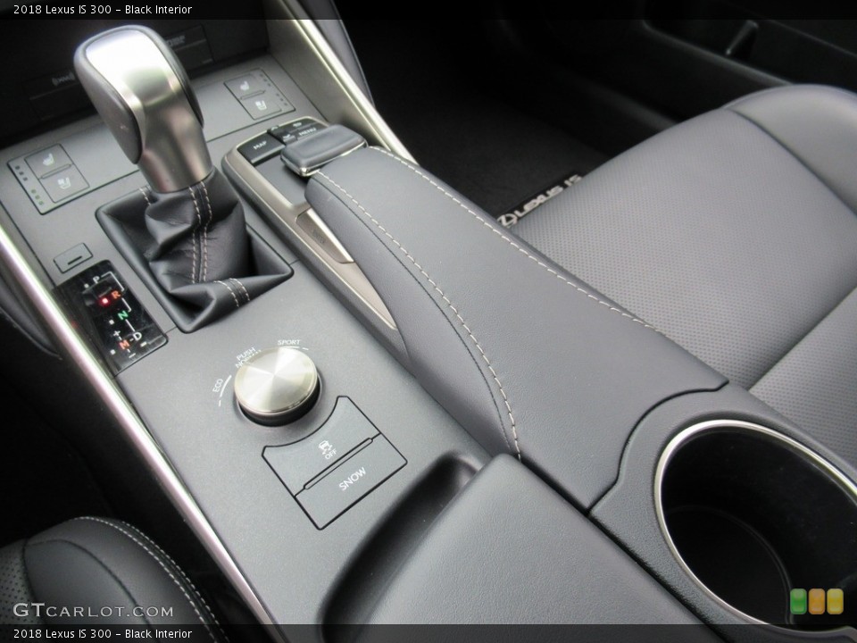 Black Interior Transmission for the 2018 Lexus IS 300 #141379303