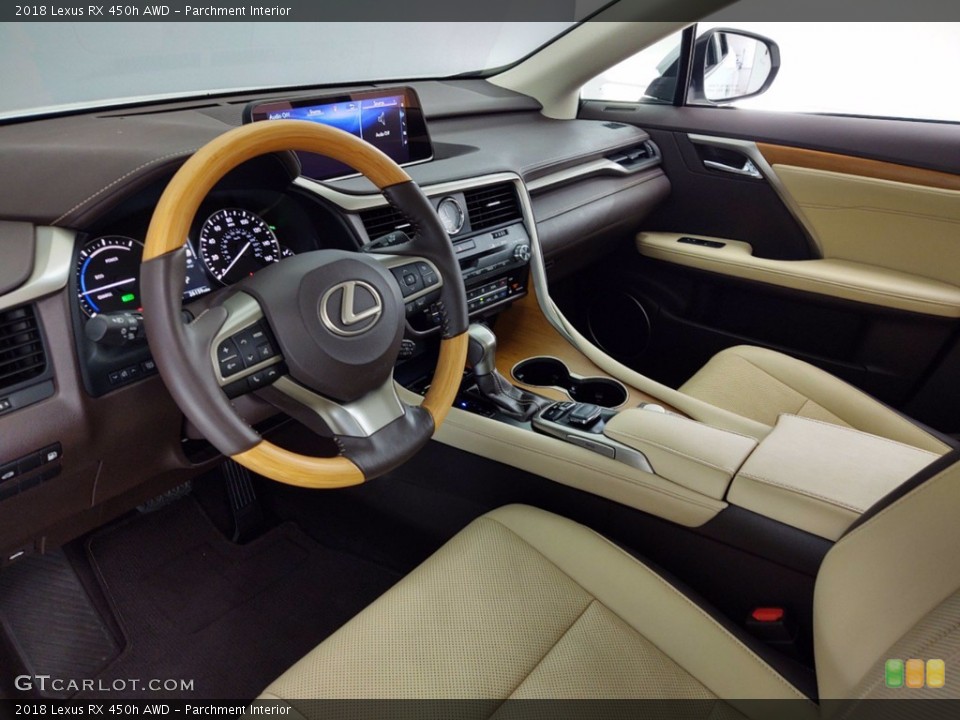 Parchment Interior Prime Interior for the 2018 Lexus RX 450h AWD #141380281
