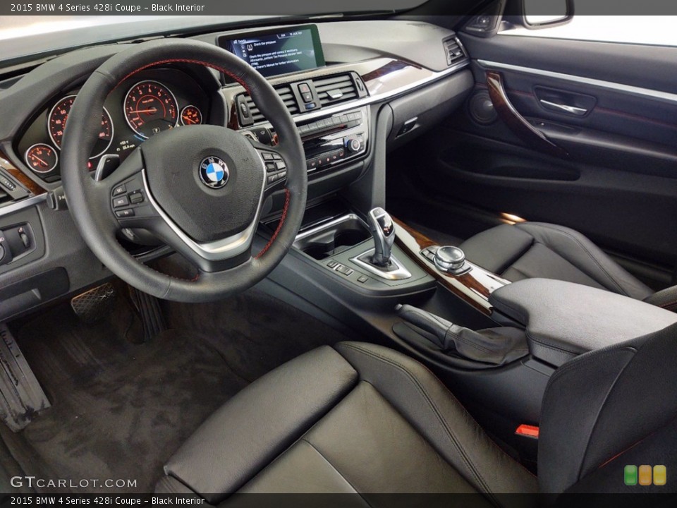 Black Interior Photo for the 2015 BMW 4 Series 428i Coupe #141381358