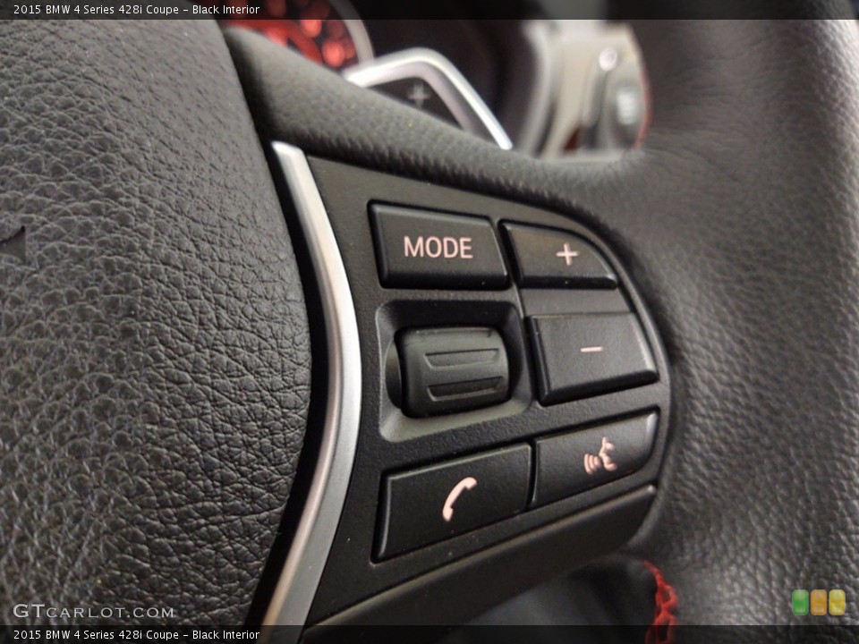 Black Interior Steering Wheel for the 2015 BMW 4 Series 428i Coupe #141381469