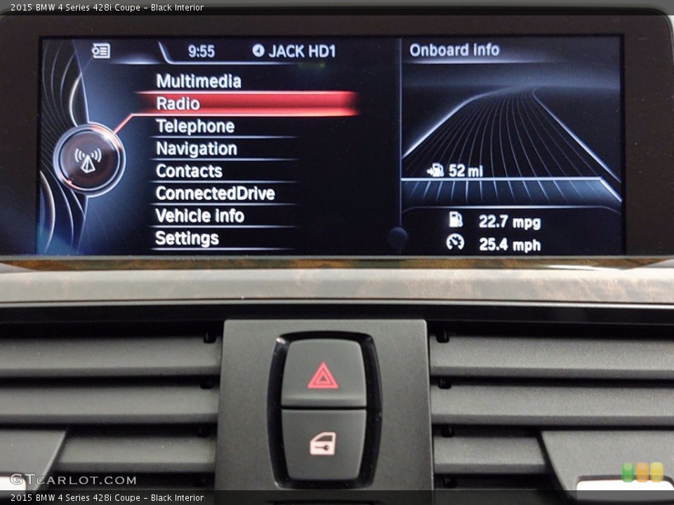 Black Interior Controls for the 2015 BMW 4 Series 428i Coupe #141381550