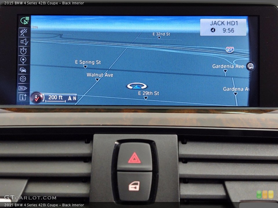 Black Interior Navigation for the 2015 BMW 4 Series 428i Coupe #141381583