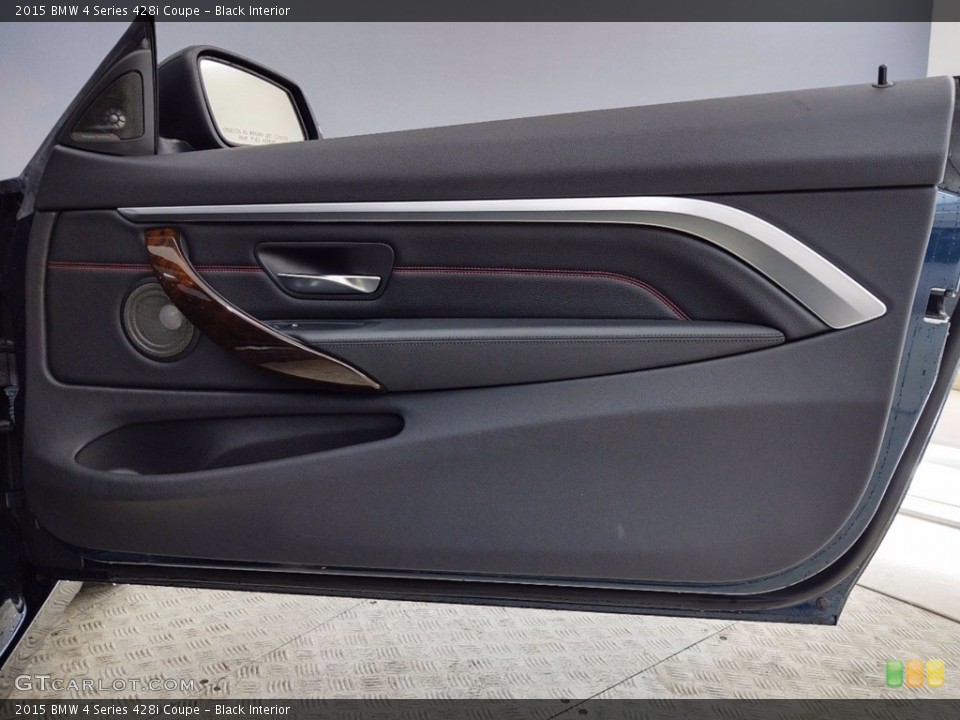 Black Interior Door Panel for the 2015 BMW 4 Series 428i Coupe #141381813