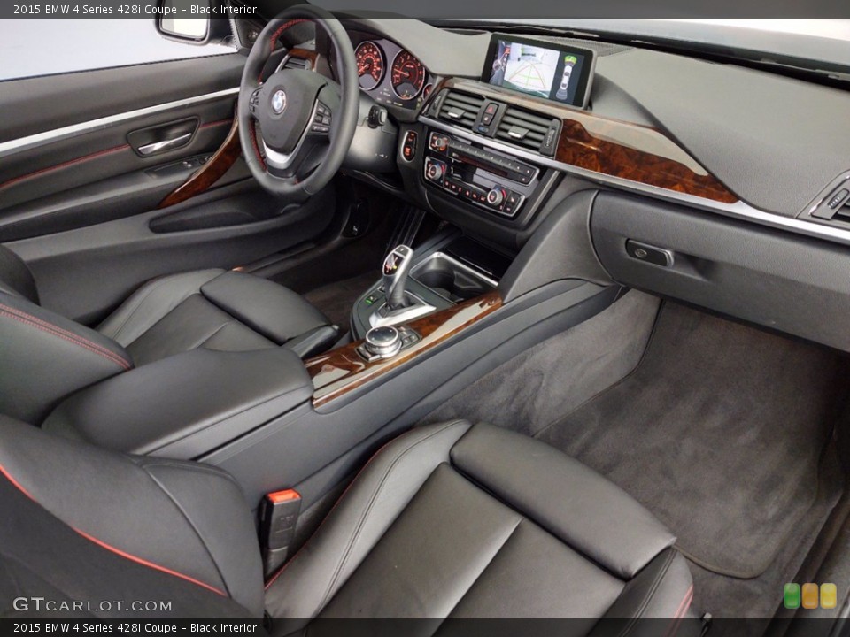 Black Interior Front Seat for the 2015 BMW 4 Series 428i Coupe #141381841