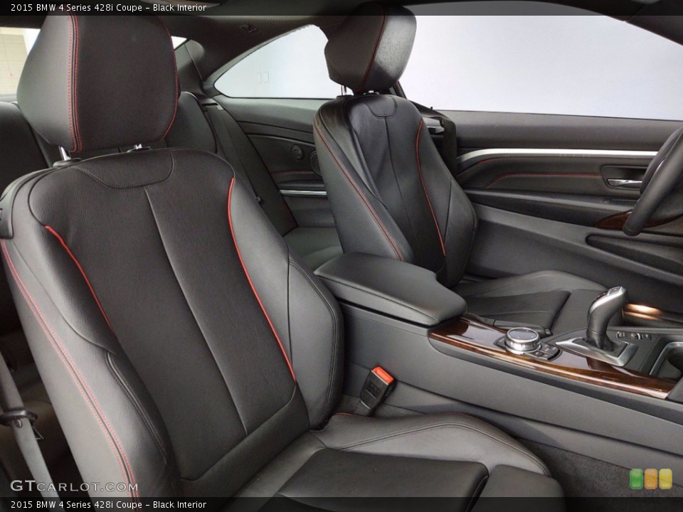 Black Interior Front Seat for the 2015 BMW 4 Series 428i Coupe #141381871
