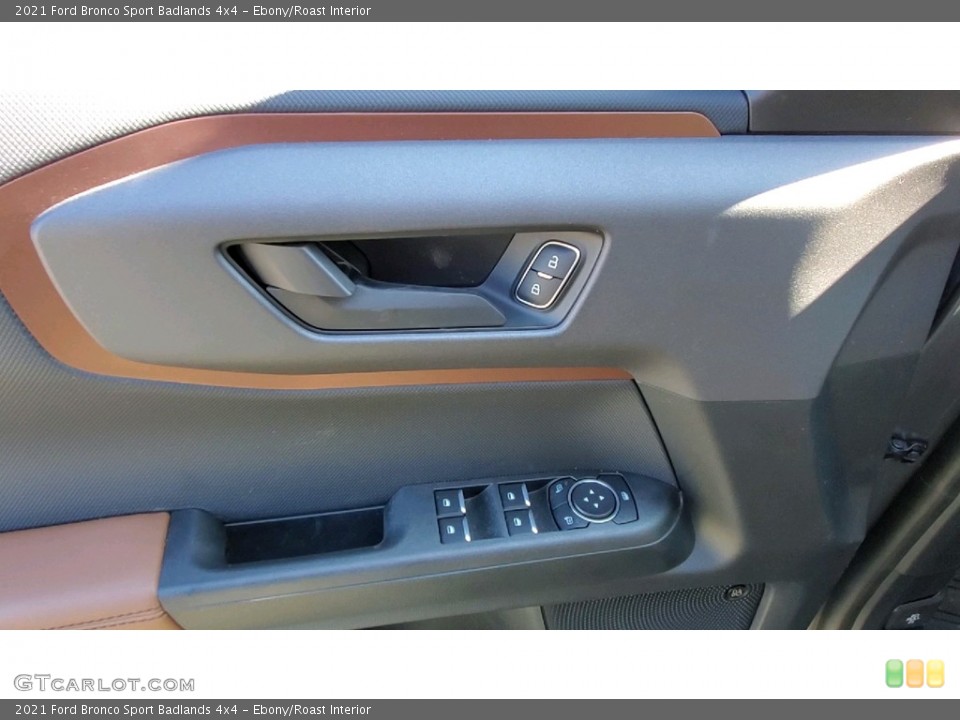 Ebony/Roast Interior Door Panel for the 2021 Ford Bronco Sport Badlands 4x4 #141382963