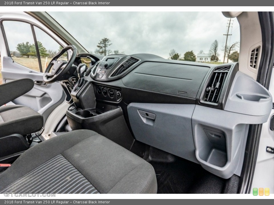 Charcoal Black Interior Dashboard for the 2018 Ford Transit Van 250 LR Regular #141385099