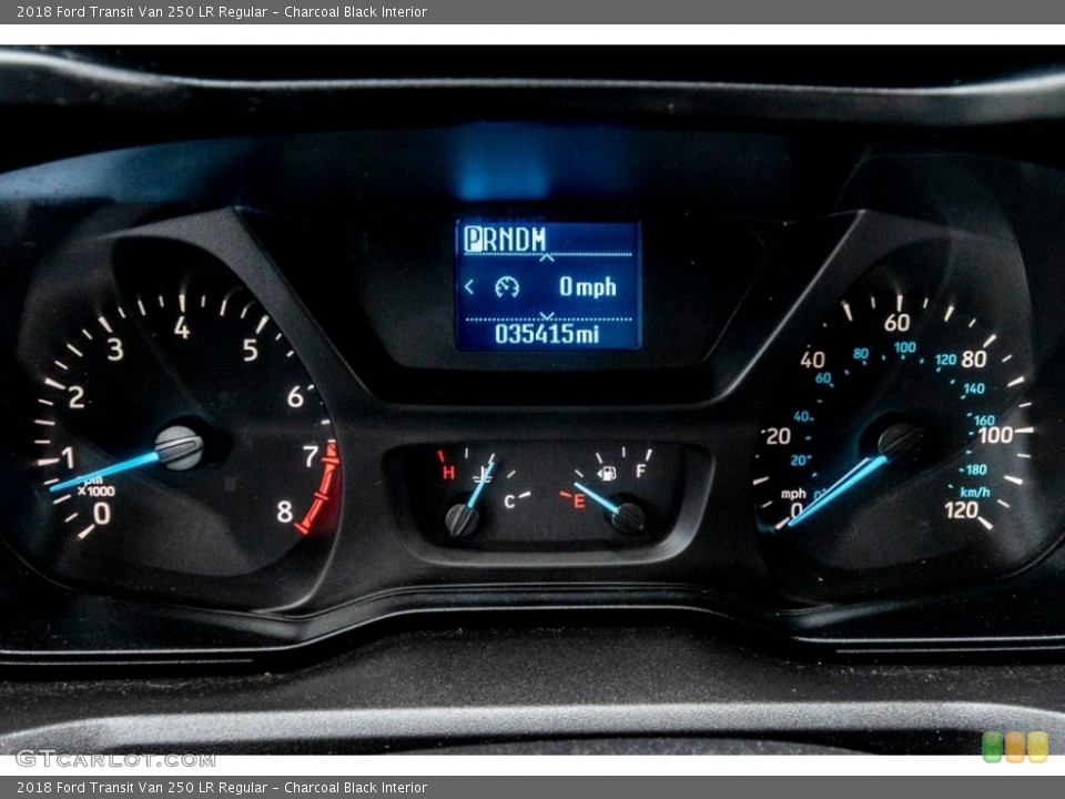 Charcoal Black Interior Gauges for the 2018 Ford Transit Van 250 LR Regular #141385279
