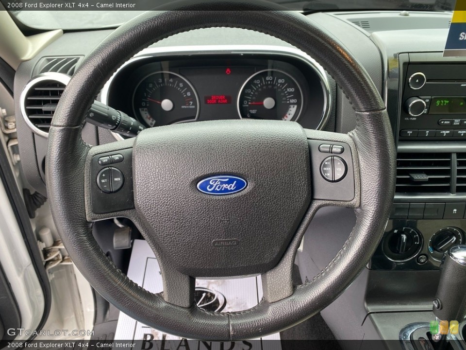 Camel Interior Steering Wheel for the 2008 Ford Explorer XLT 4x4 #141387403