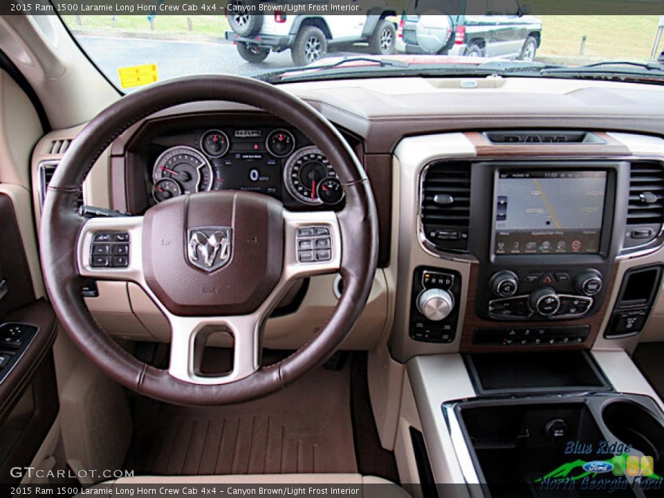 Canyon Brown/Light Frost Interior Dashboard for the 2015 Ram 1500 Laramie Long Horn Crew Cab 4x4 #141387793