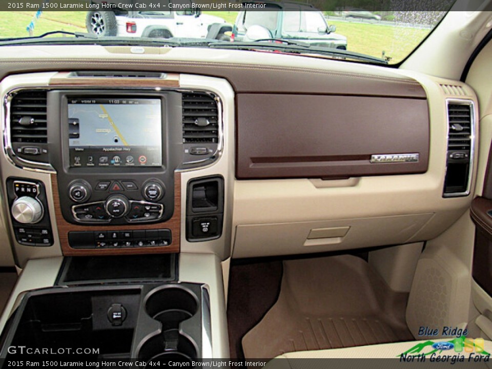 Canyon Brown/Light Frost Interior Dashboard for the 2015 Ram 1500 Laramie Long Horn Crew Cab 4x4 #141387814