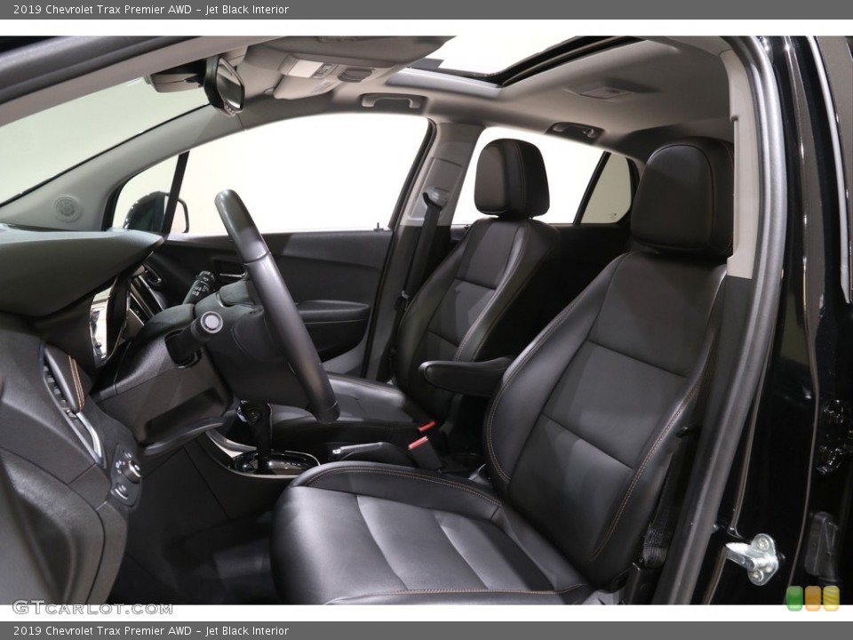 Jet Black Interior Front Seat for the 2019 Chevrolet Trax Premier AWD #141389701