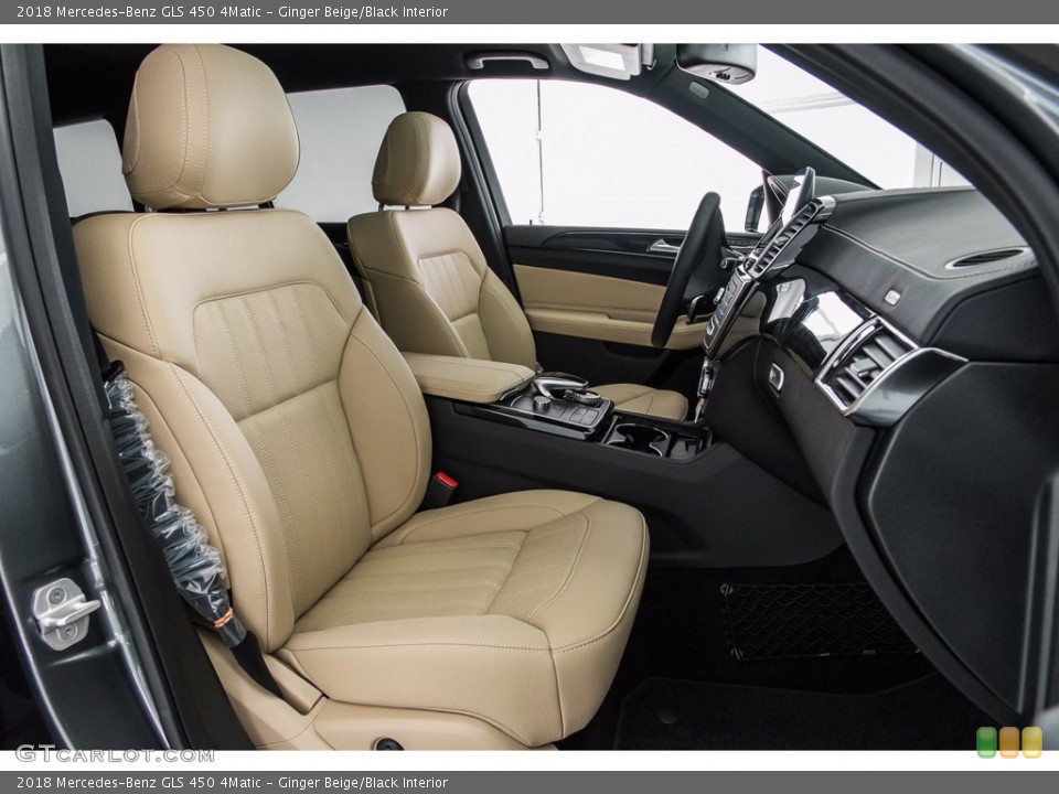 Ginger Beige/Black Interior Front Seat for the 2018 Mercedes-Benz GLS 450 4Matic #141389761