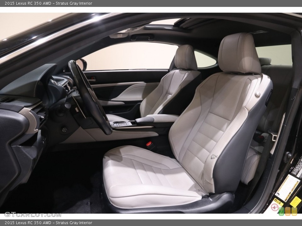 Stratus Gray Interior Photo for the 2015 Lexus RC 350 AWD #141394170
