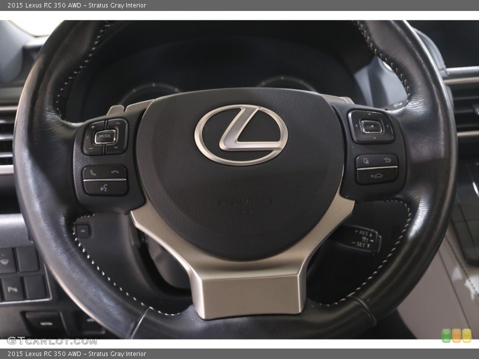 Stratus Gray Interior Steering Wheel for the 2015 Lexus RC 350 AWD #141394219