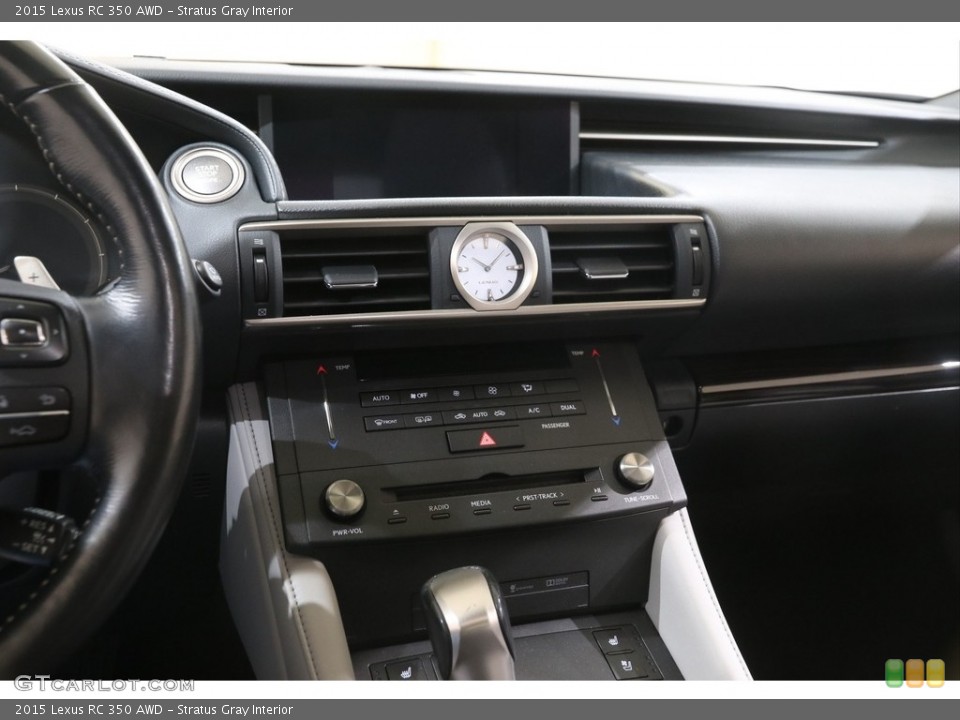 Stratus Gray Interior Controls for the 2015 Lexus RC 350 AWD #141394264