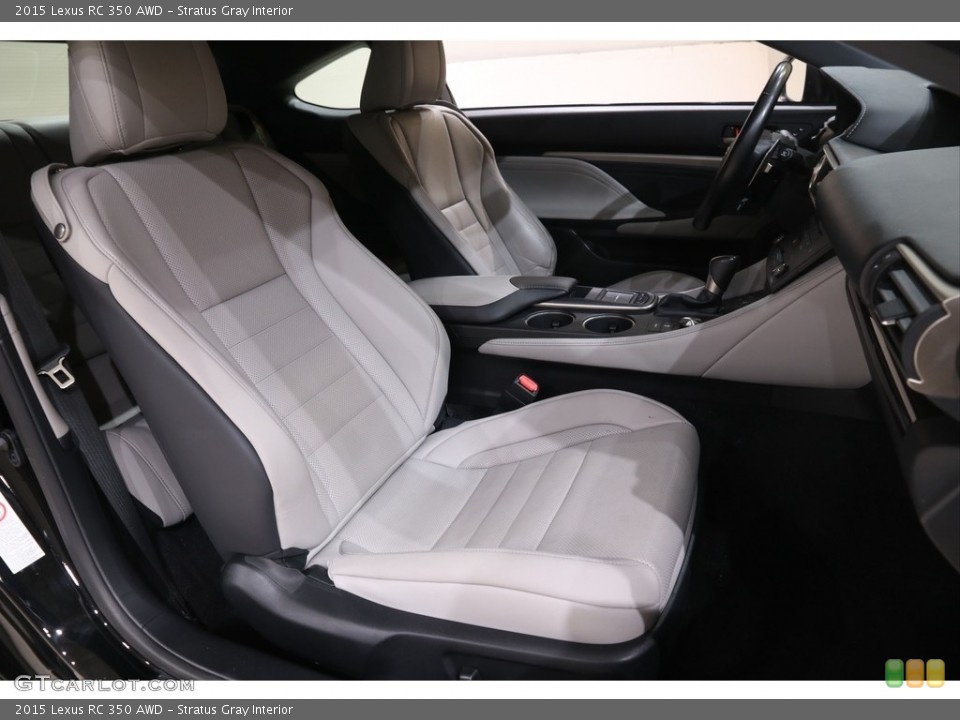 Stratus Gray Interior Front Seat for the 2015 Lexus RC 350 AWD #141394440