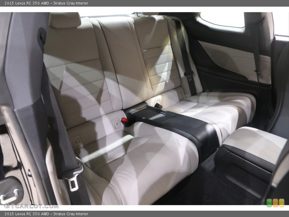 Stratus Gray Interior Rear Seat for the 2015 Lexus RC 350 AWD #141394466