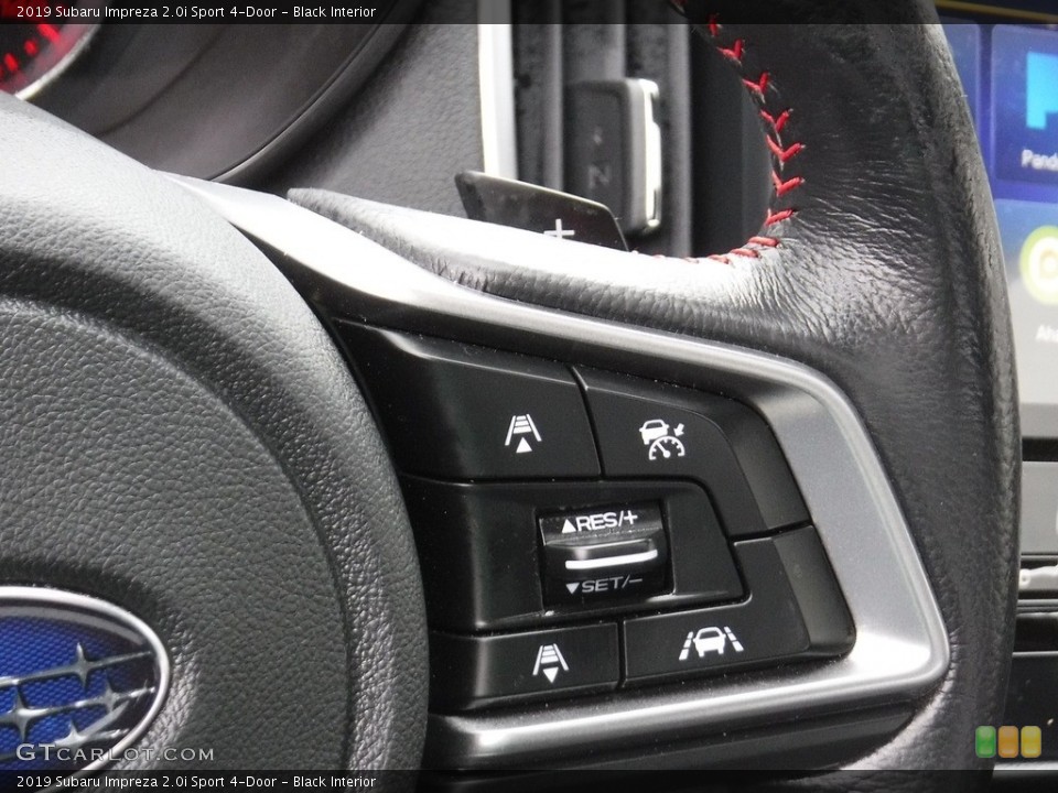 Black Interior Steering Wheel for the 2019 Subaru Impreza 2.0i Sport 4-Door #141396942