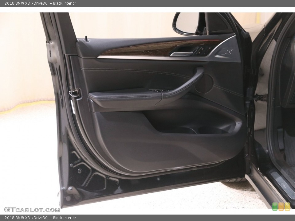 Black Interior Door Panel for the 2018 BMW X3 xDrive30i #141399839