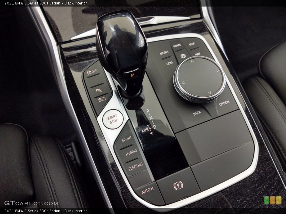 Black Interior Transmission for the 2021 BMW 3 Series 330e Sedan #141403566