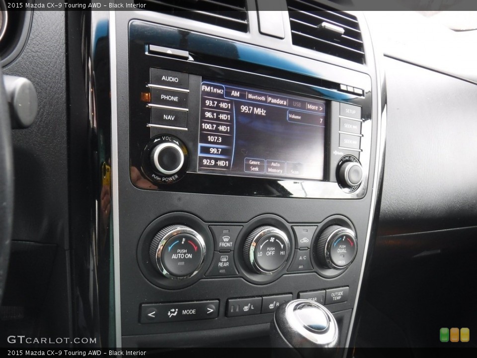 Black Interior Controls for the 2015 Mazda CX-9 Touring AWD #141403656