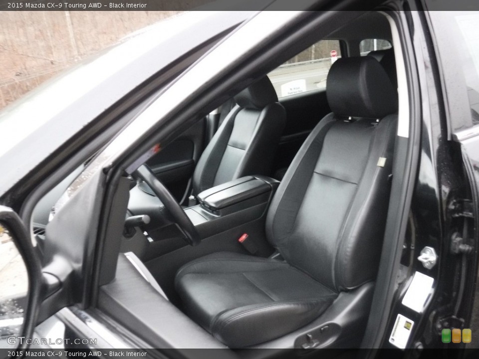 Black Interior Front Seat for the 2015 Mazda CX-9 Touring AWD #141403833