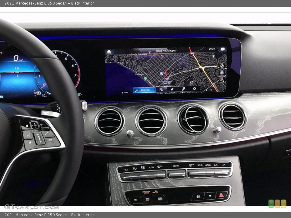 Black Interior Navigation for the 2021 Mercedes-Benz E 350 Sedan #141403878