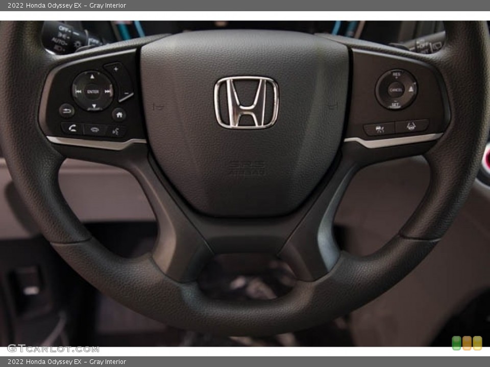 Gray Interior Steering Wheel for the 2022 Honda Odyssey EX #141403995