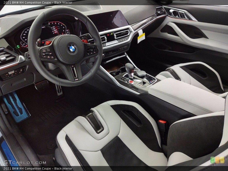 Black Interior Photo for the 2021 BMW M4 Competition Coupe #141404542
