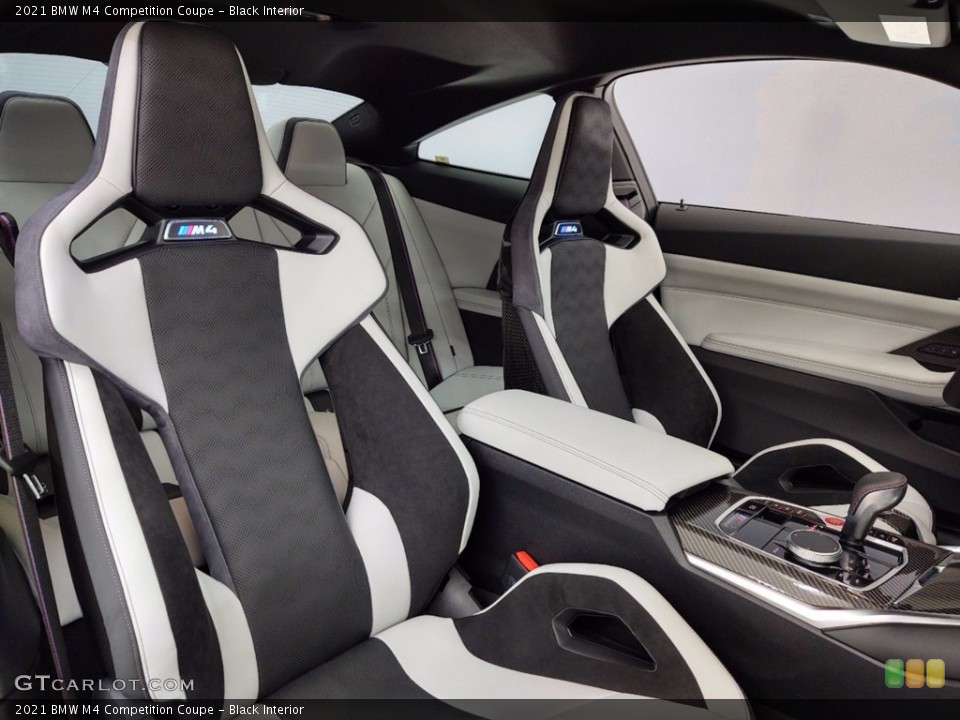 Black Interior Front Seat for the 2021 BMW M4 Competition Coupe #141404697