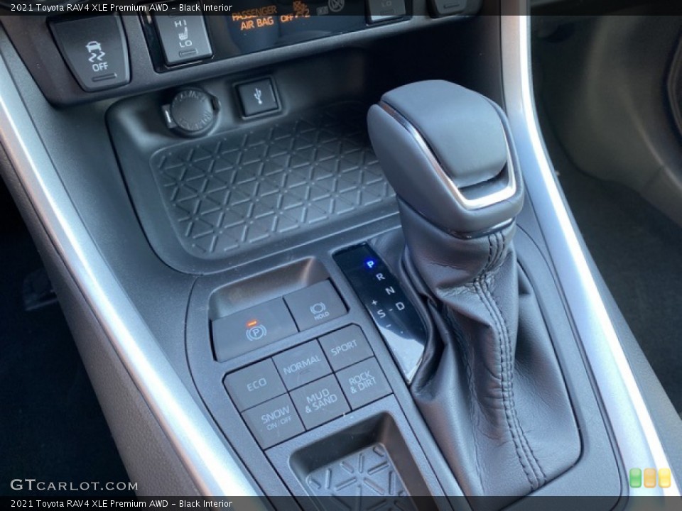 Black Interior Transmission for the 2021 Toyota RAV4 XLE Premium AWD #141406529