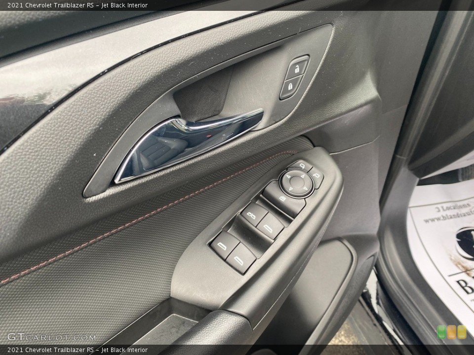 Jet Black Interior Controls for the 2021 Chevrolet Trailblazer RS #141407324
