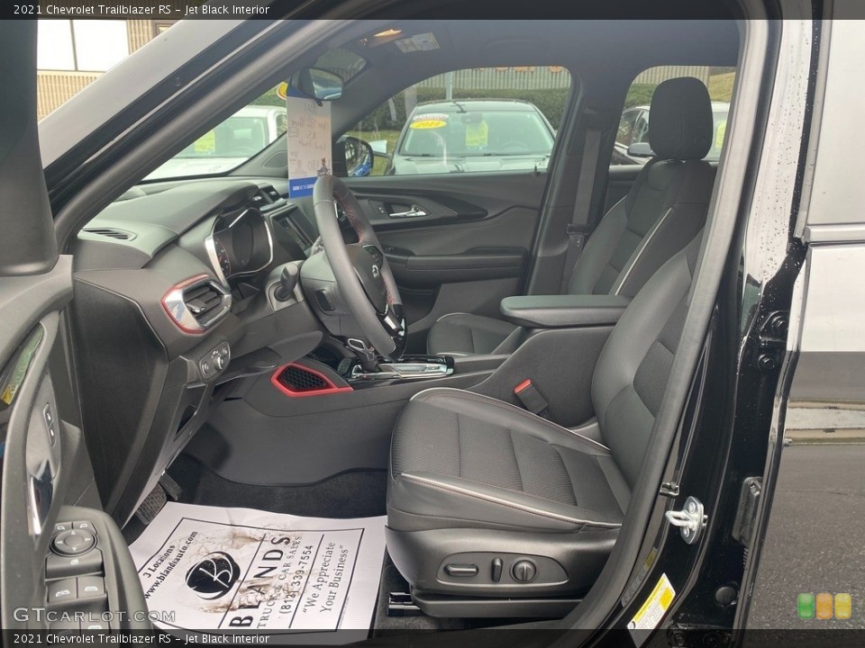Jet Black Interior Front Seat for the 2021 Chevrolet Trailblazer RS #141407347