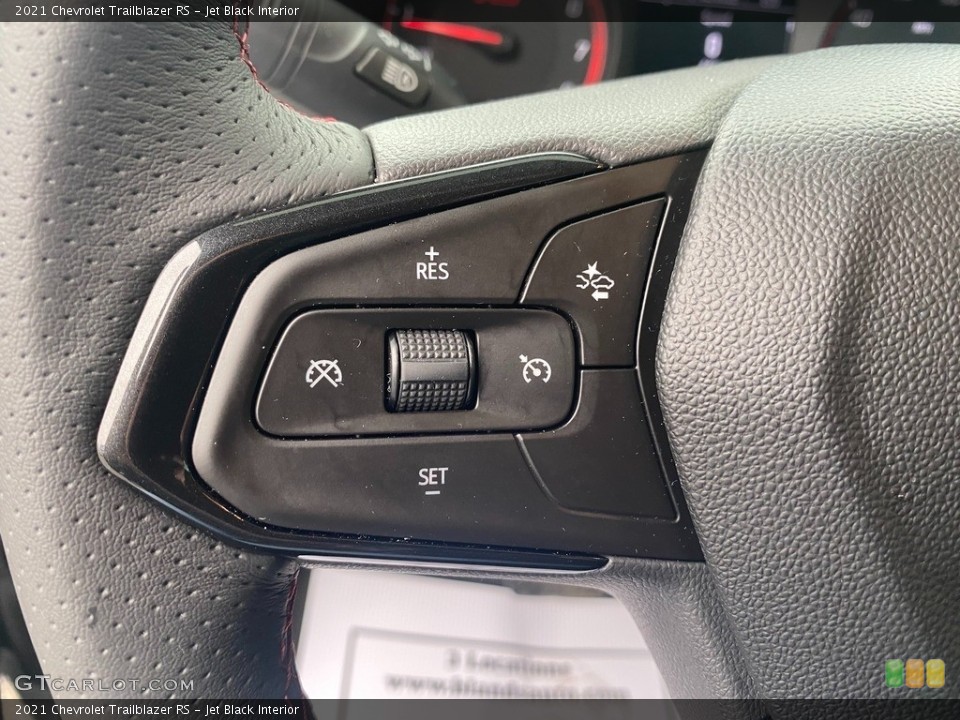 Jet Black Interior Steering Wheel for the 2021 Chevrolet Trailblazer RS #141407467