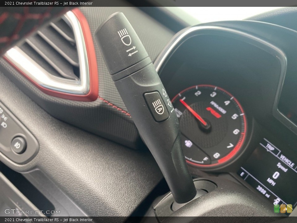 Jet Black Interior Controls for the 2021 Chevrolet Trailblazer RS #141407516