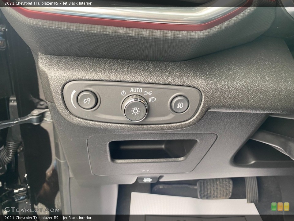 Jet Black Interior Controls for the 2021 Chevrolet Trailblazer RS #141407558