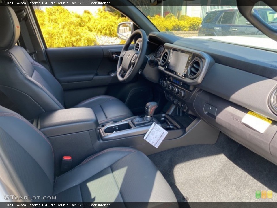 Black Interior Front Seat for the 2021 Toyota Tacoma TRD Pro Double Cab 4x4 #141407933