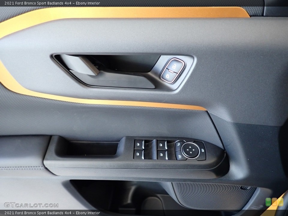 Ebony Interior Door Panel for the 2021 Ford Bronco Sport Badlands 4x4 #141408908