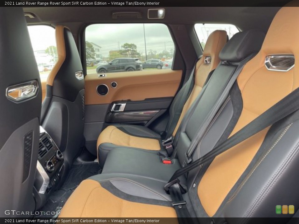 Vintage Tan/Ebony Interior Rear Seat for the 2021 Land Rover Range Rover Sport SVR Carbon Edition #141411584
