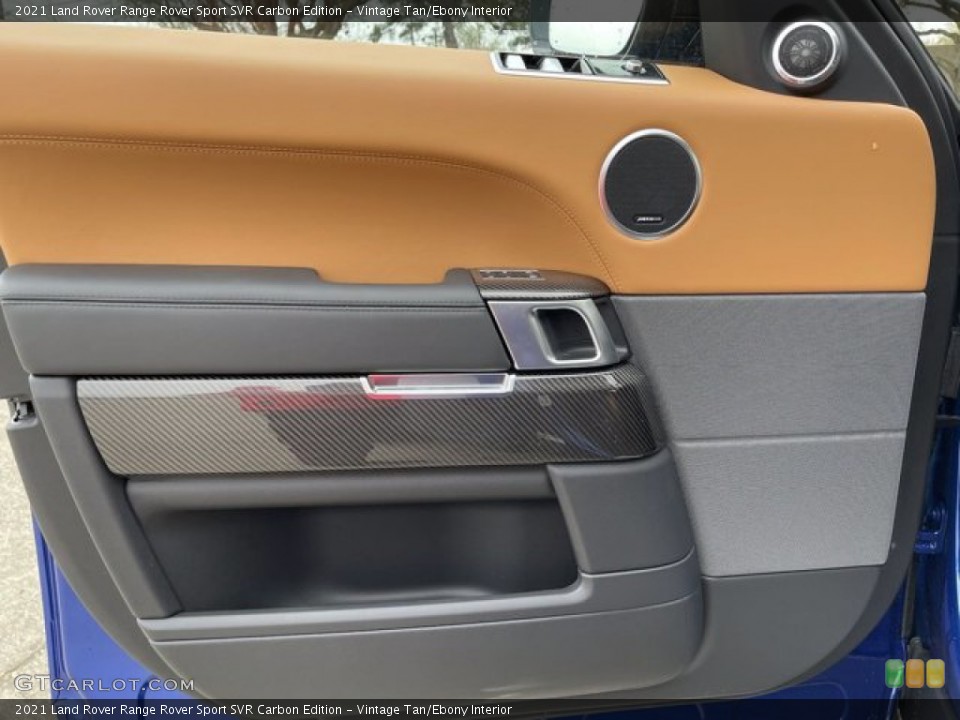 Vintage Tan/Ebony Interior Door Panel for the 2021 Land Rover Range Rover Sport SVR Carbon Edition #141411665