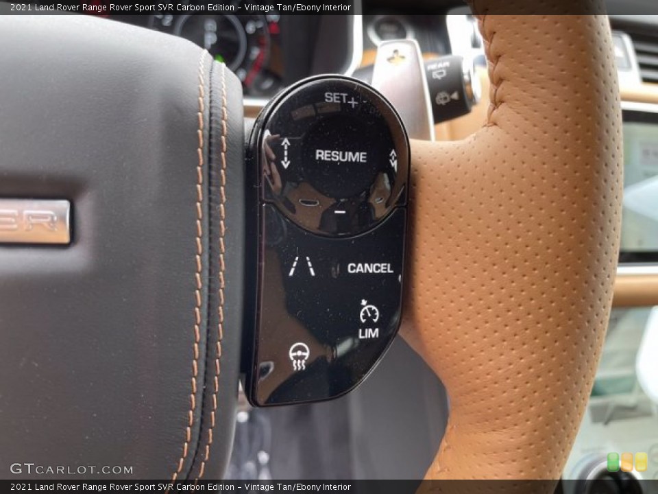 Vintage Tan/Ebony Interior Steering Wheel for the 2021 Land Rover Range Rover Sport SVR Carbon Edition #141411746