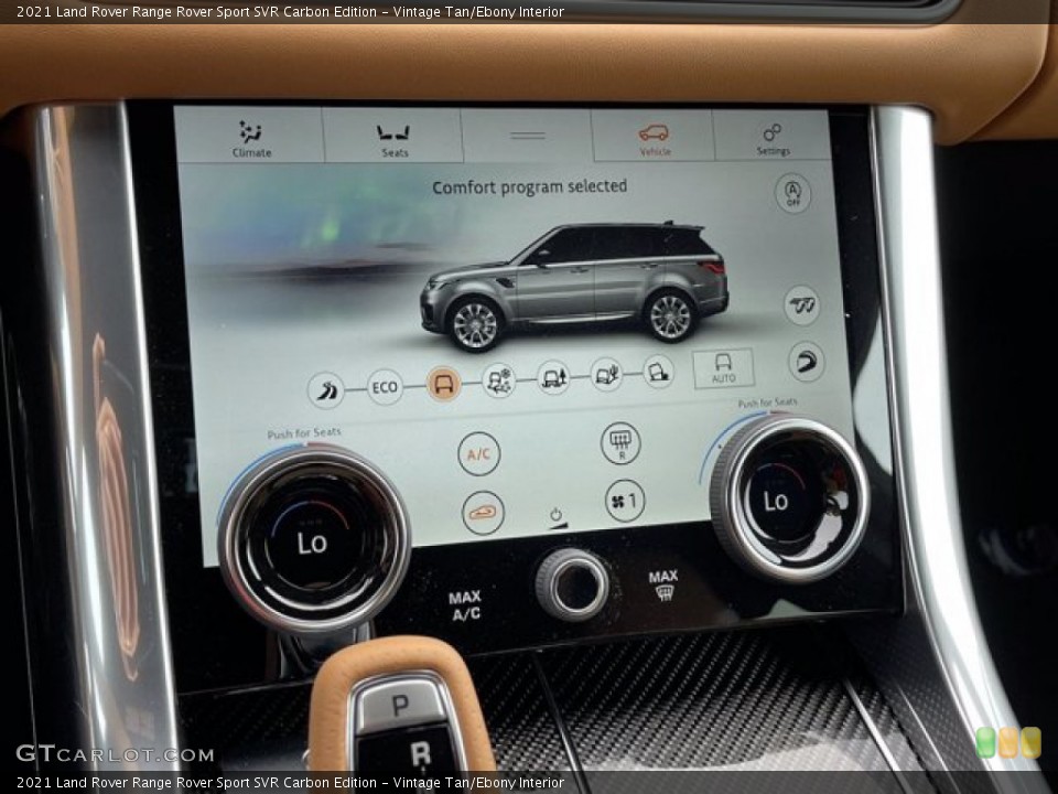 Vintage Tan/Ebony Interior Controls for the 2021 Land Rover Range Rover Sport SVR Carbon Edition #141411836