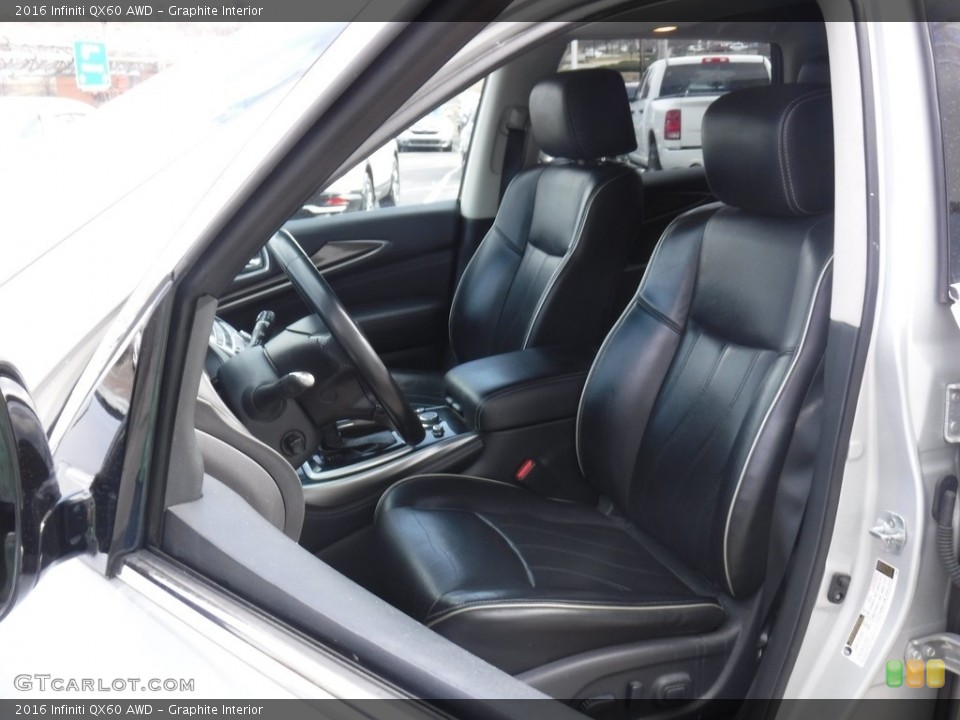 Graphite Interior Front Seat for the 2016 Infiniti QX60 AWD #141412193
