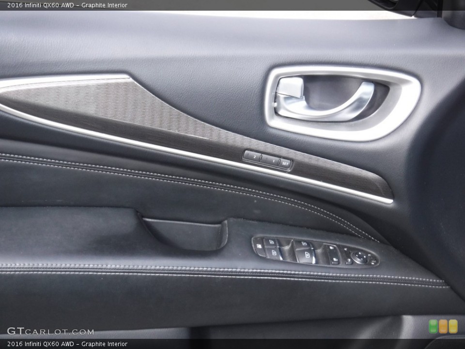 Graphite Interior Door Panel for the 2016 Infiniti QX60 AWD #141412205