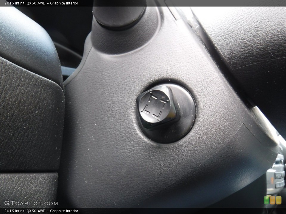 Graphite Interior Steering Wheel for the 2016 Infiniti QX60 AWD #141412250