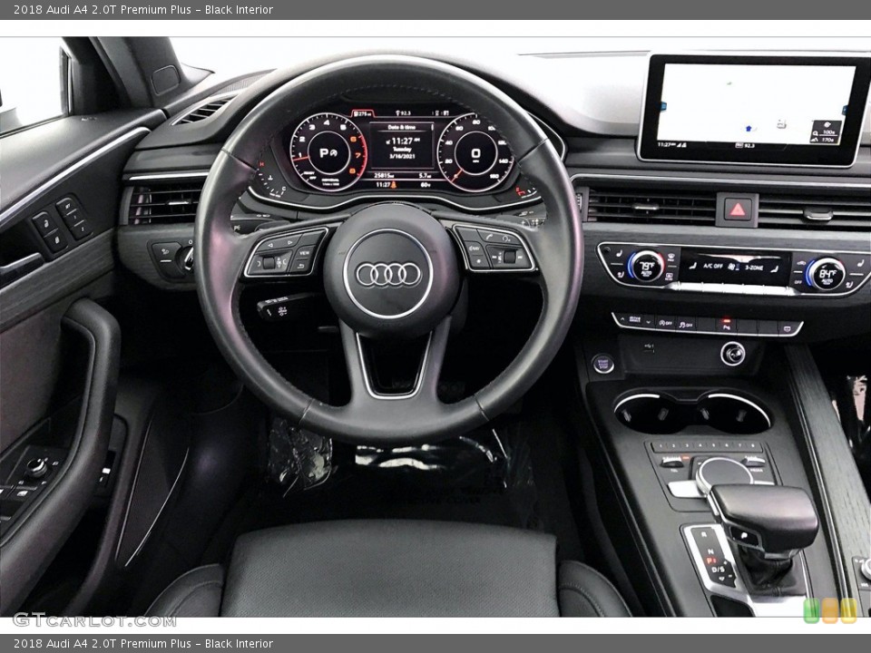 Black Interior Dashboard for the 2018 Audi A4 2.0T Premium Plus #141417590