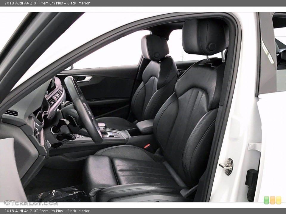 Black Interior Rear Seat for the 2018 Audi A4 2.0T Premium Plus #141417908