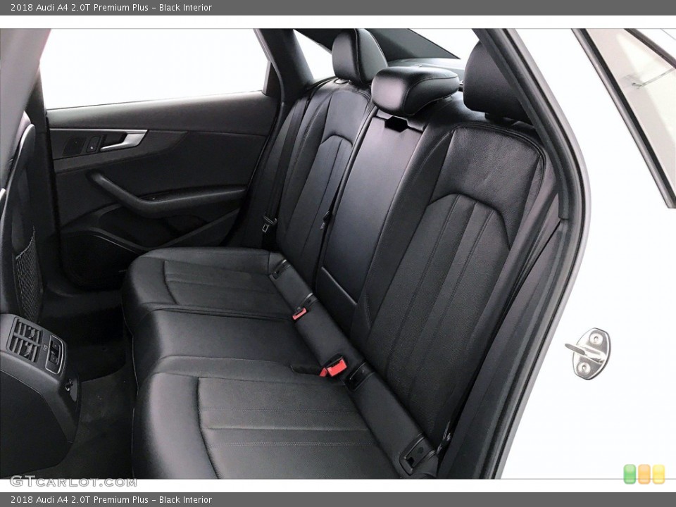 Black Interior Rear Seat for the 2018 Audi A4 2.0T Premium Plus #141417950
