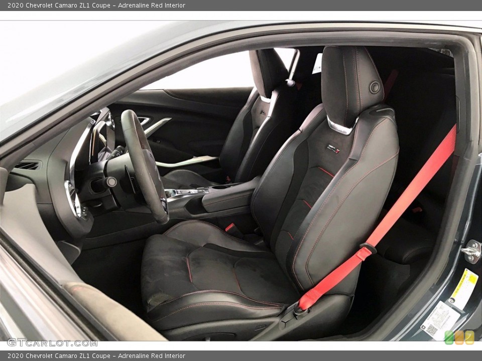 Adrenaline Red Interior Front Seat for the 2020 Chevrolet Camaro ZL1 Coupe #141418223